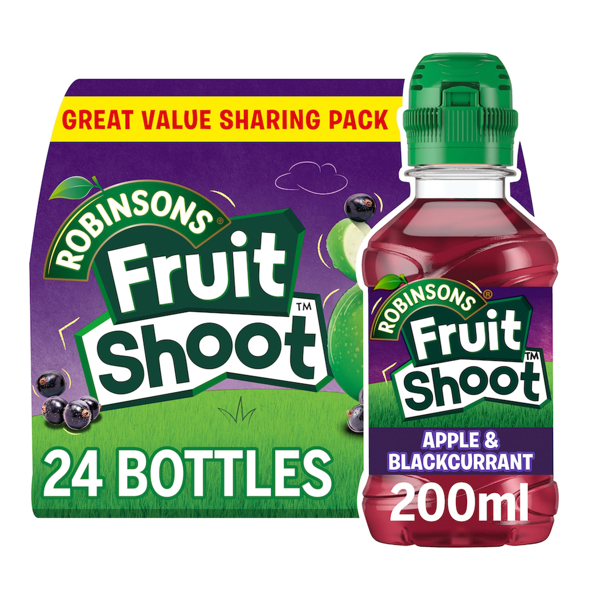 Fruit Shoot Apple & Blackcurrant Kids Juice Drink 24 x 200ml