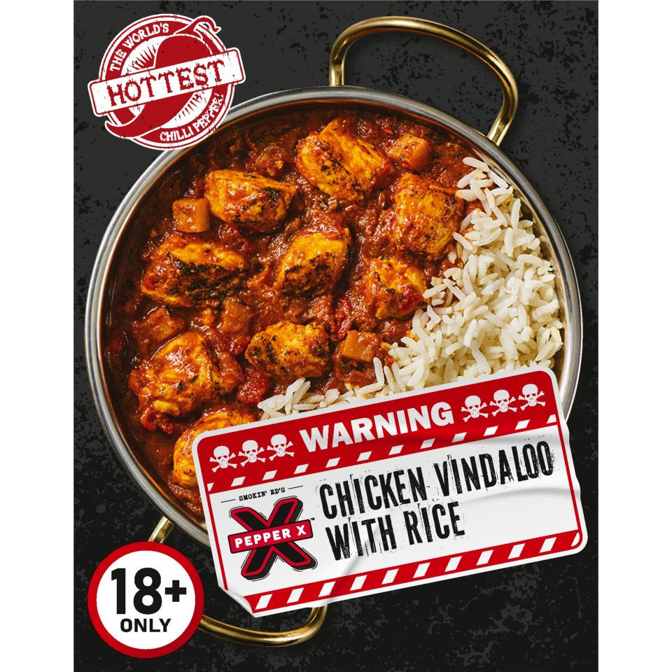 Pepper X Chicken Vindaloo with Rice 400g