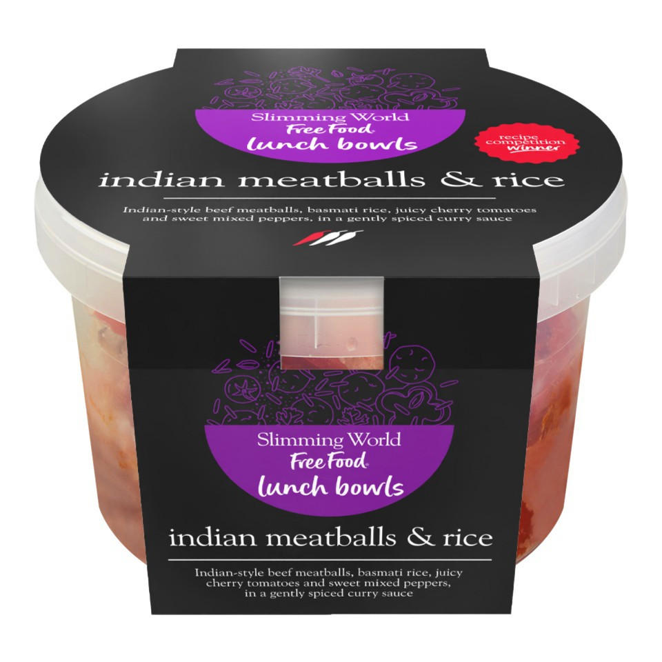 Slimming World Indian meatballs & rice 400g