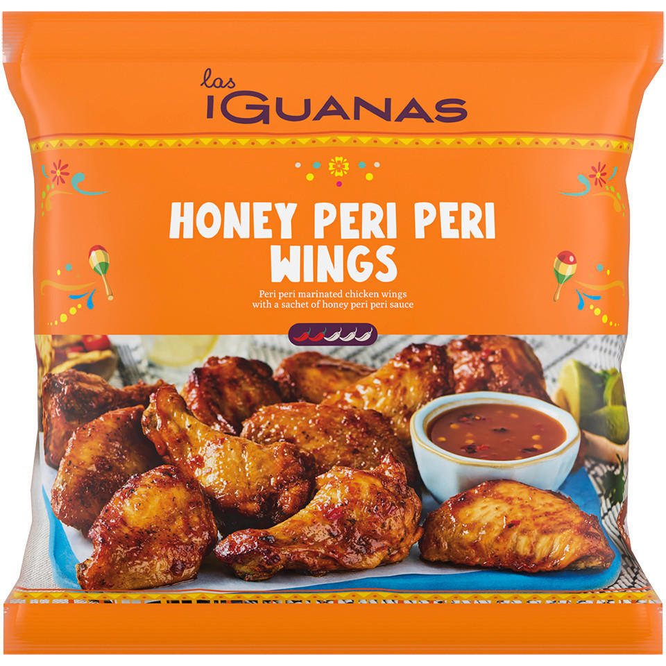 Las Iguanas Honey Peri Peri Wings 600g