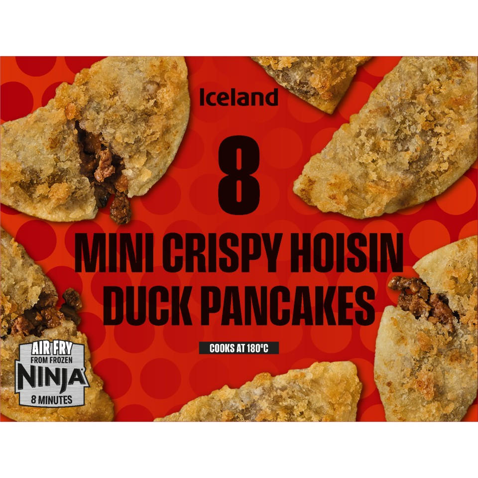 Iceland 8 Mini Crispy Hoisin Duck Pancakes 200g