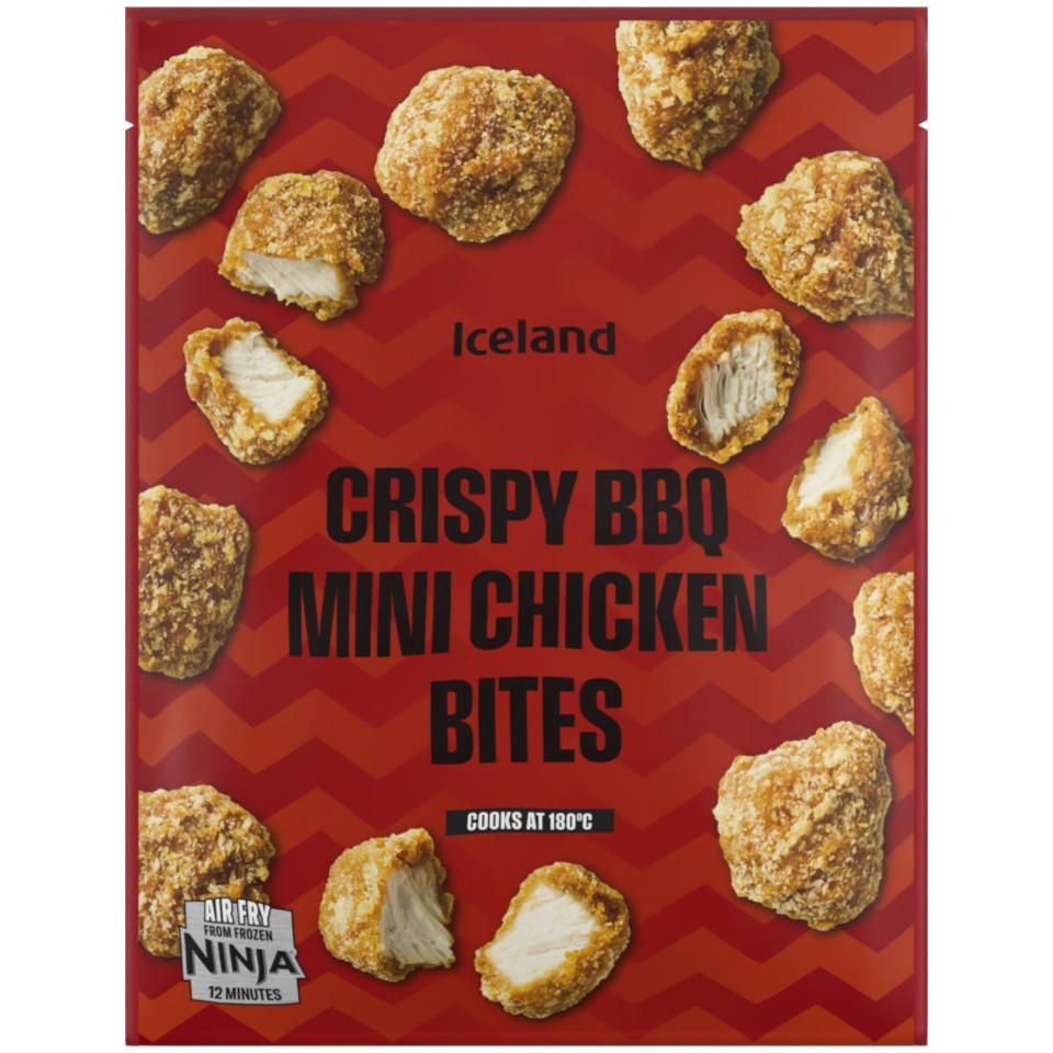 Iceland Crispy BBQ Mini Chicken Bites 220g