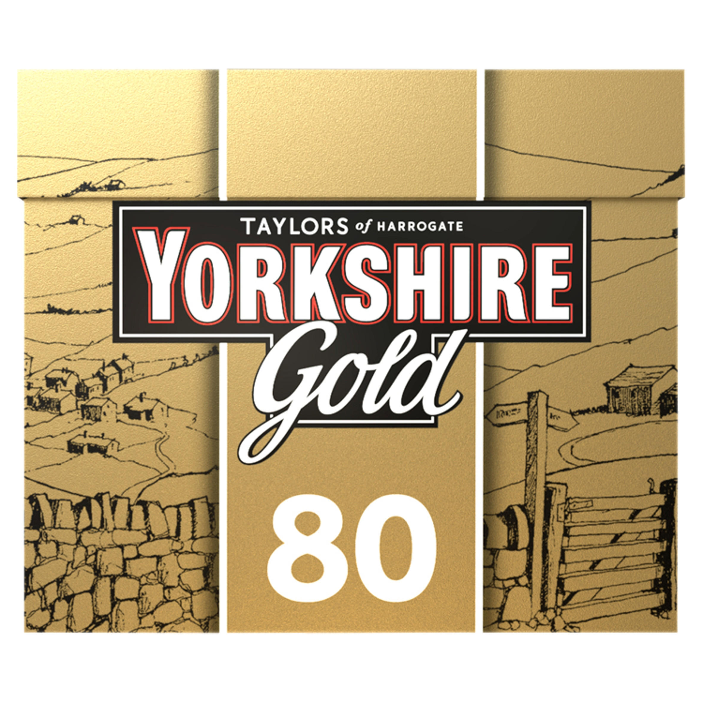 Taylors of Harrogate Yorkshire Gold 80 Tea Bags 250g
