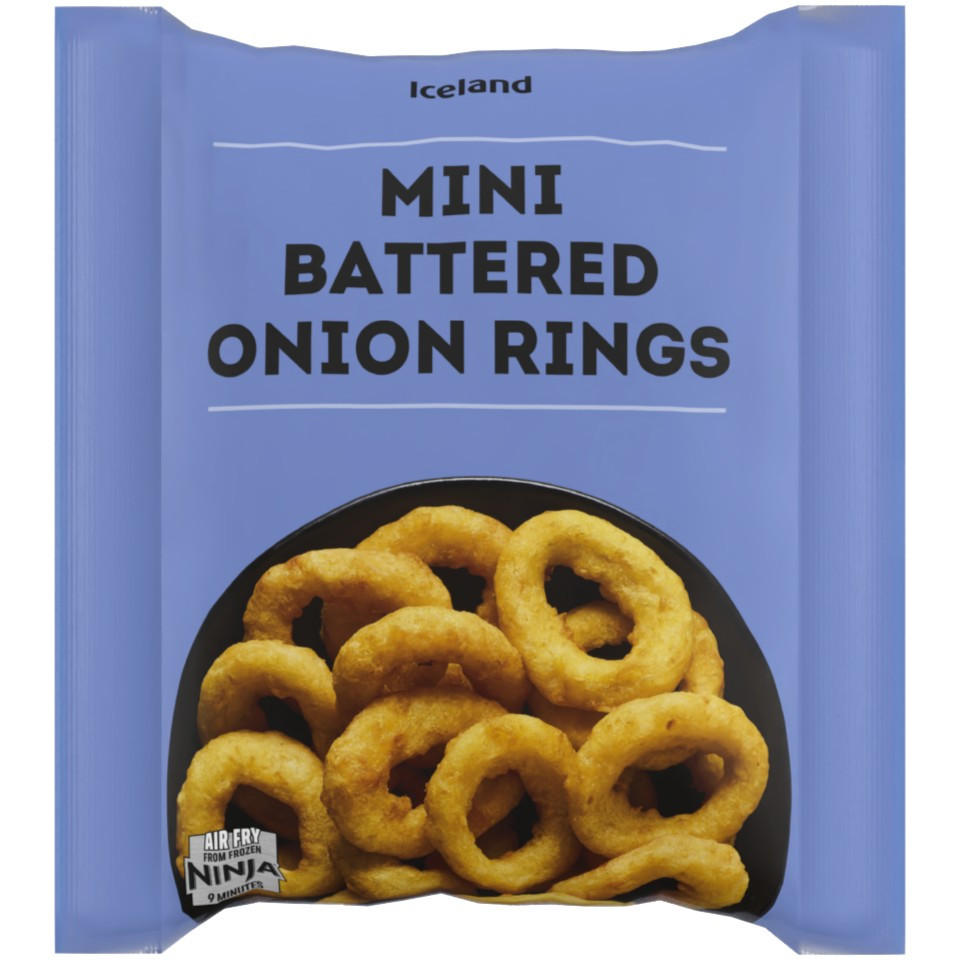 Iceland Mini Battered Onion Rings 300g