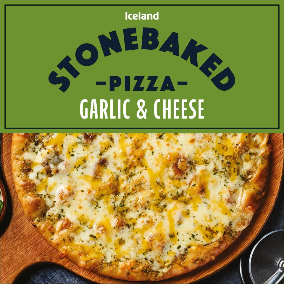 Iceland Stonebaked Garlic & Cheese 315g