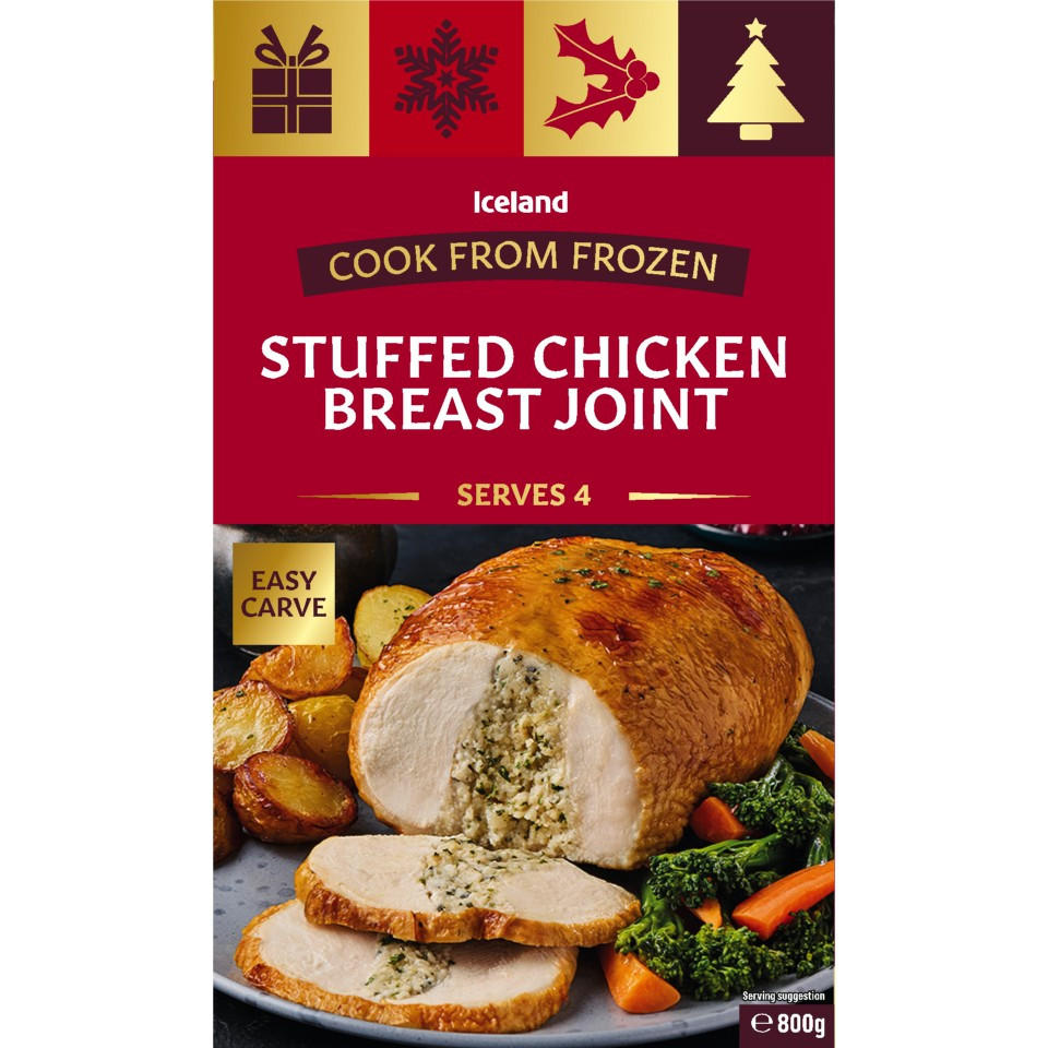 Iceland Stuffed Chicken Breast Joint 800g