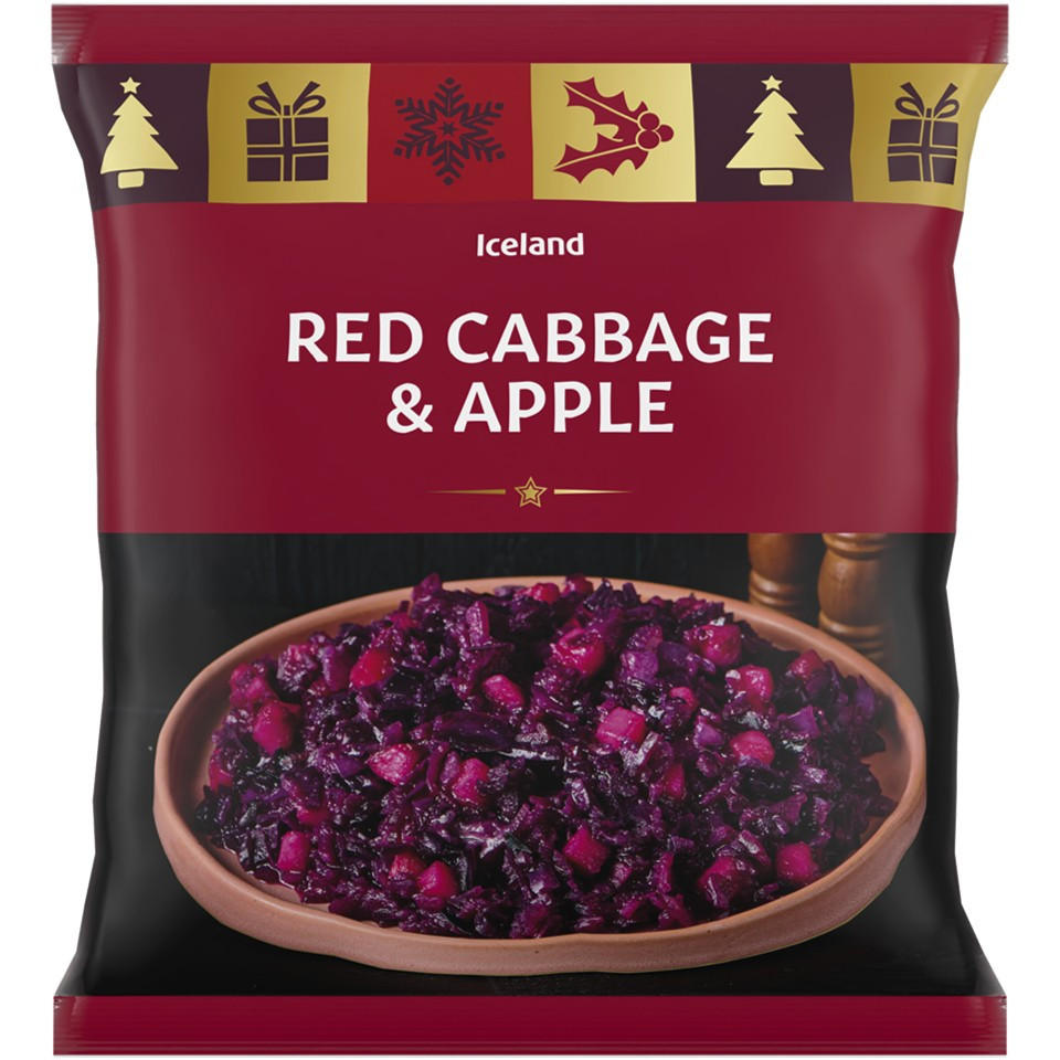 Iceland Red Cabbage & Apple 500g