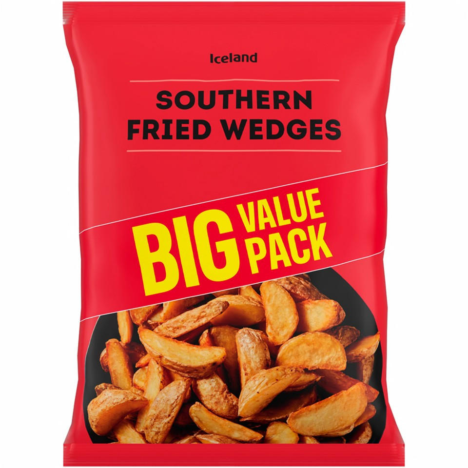 Iceland Southern Fried Wedges 1kg