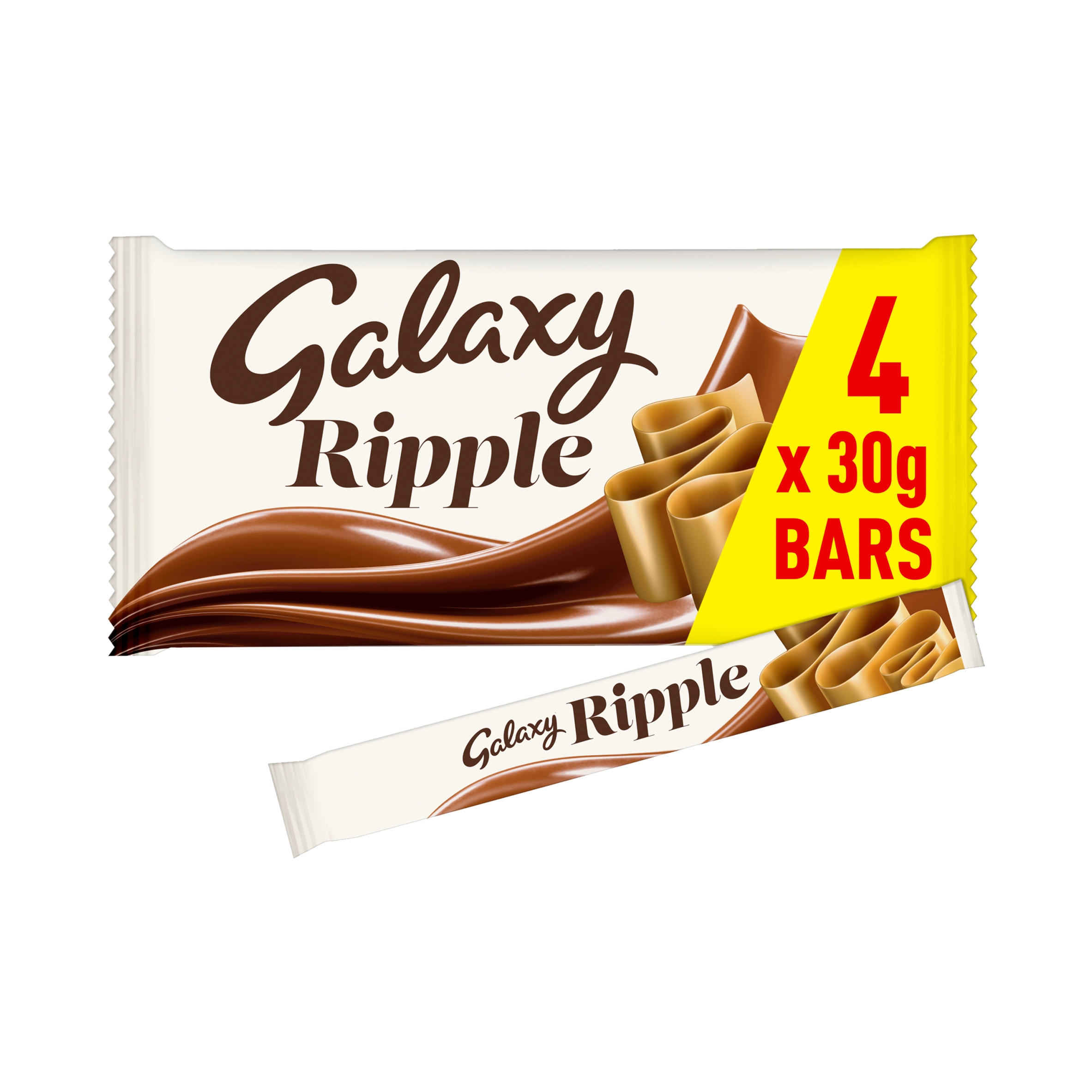 Galaxy Ripple Chocolate Bars Multipack 4 x 30g