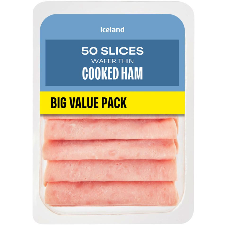 Iceland Wafer Thin Cooked Ham 400g
