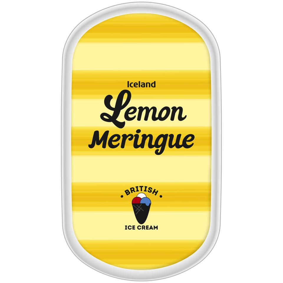 Iceland Lemon Meringue Ice Cream 900ml