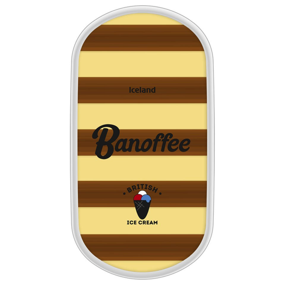 Iceland Banoffee Ice Cream 900ml