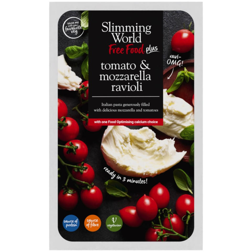 Slimming World Tomato & Mozzarella Ravioli 200g