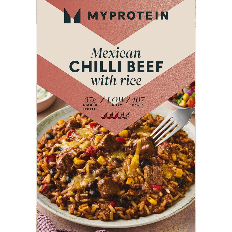 Myprotein Mexican Chilli Beef with Rice 350g