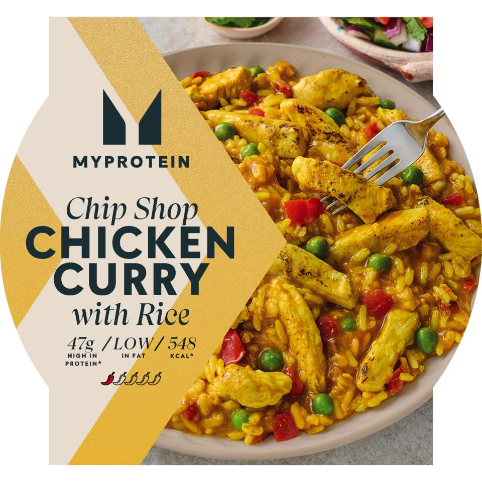 Myprotein Chip Shop Chicken Curry with Rice 550g