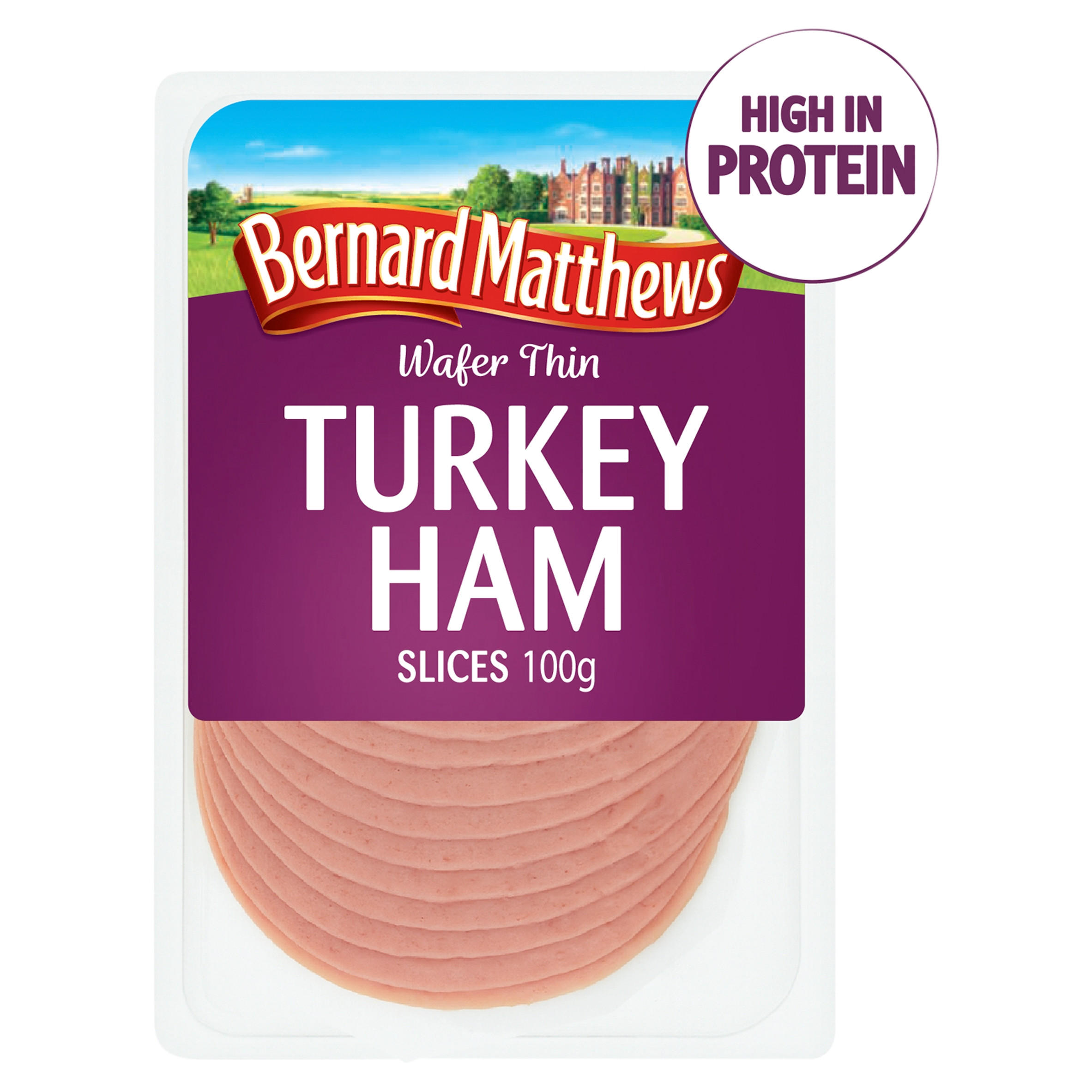 Bernard Matthews ready to eat Wafer Thin Turkey Ham Slices 100g