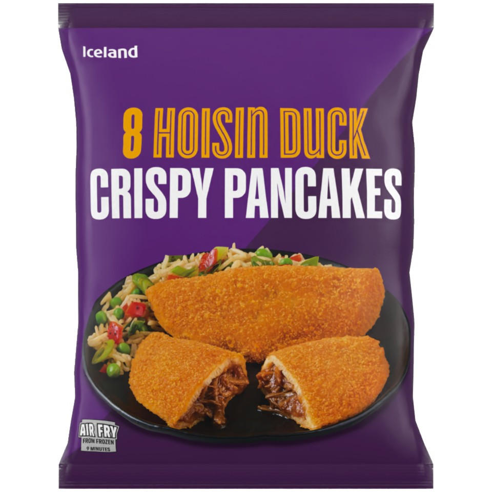 Iceland 8 Hoisin Duck Crispy Pancakes 500g