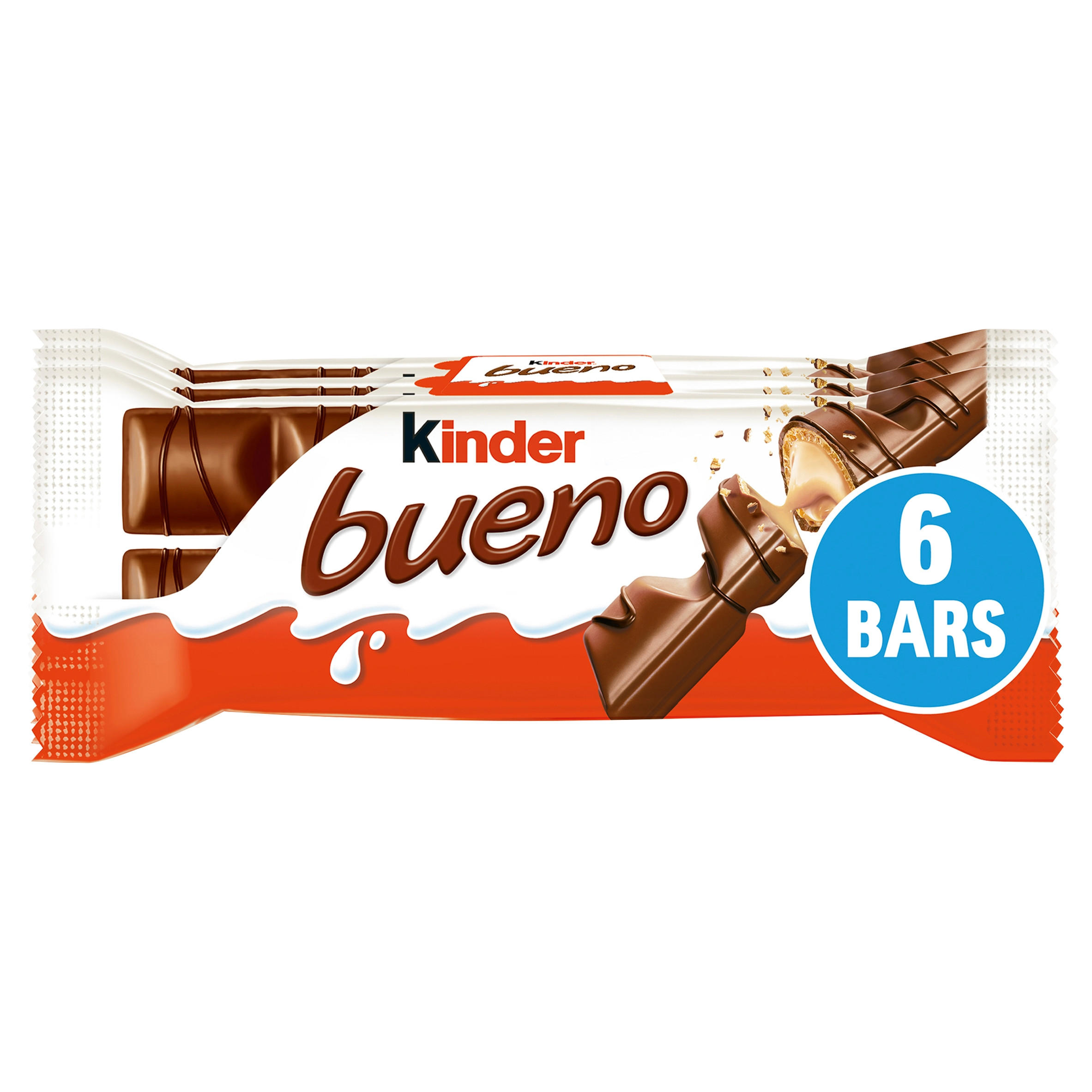 Kinder Bueno Duo Bar Milk Chocolate and Hazelnuts Lunch Box 3 x 43g (129g)