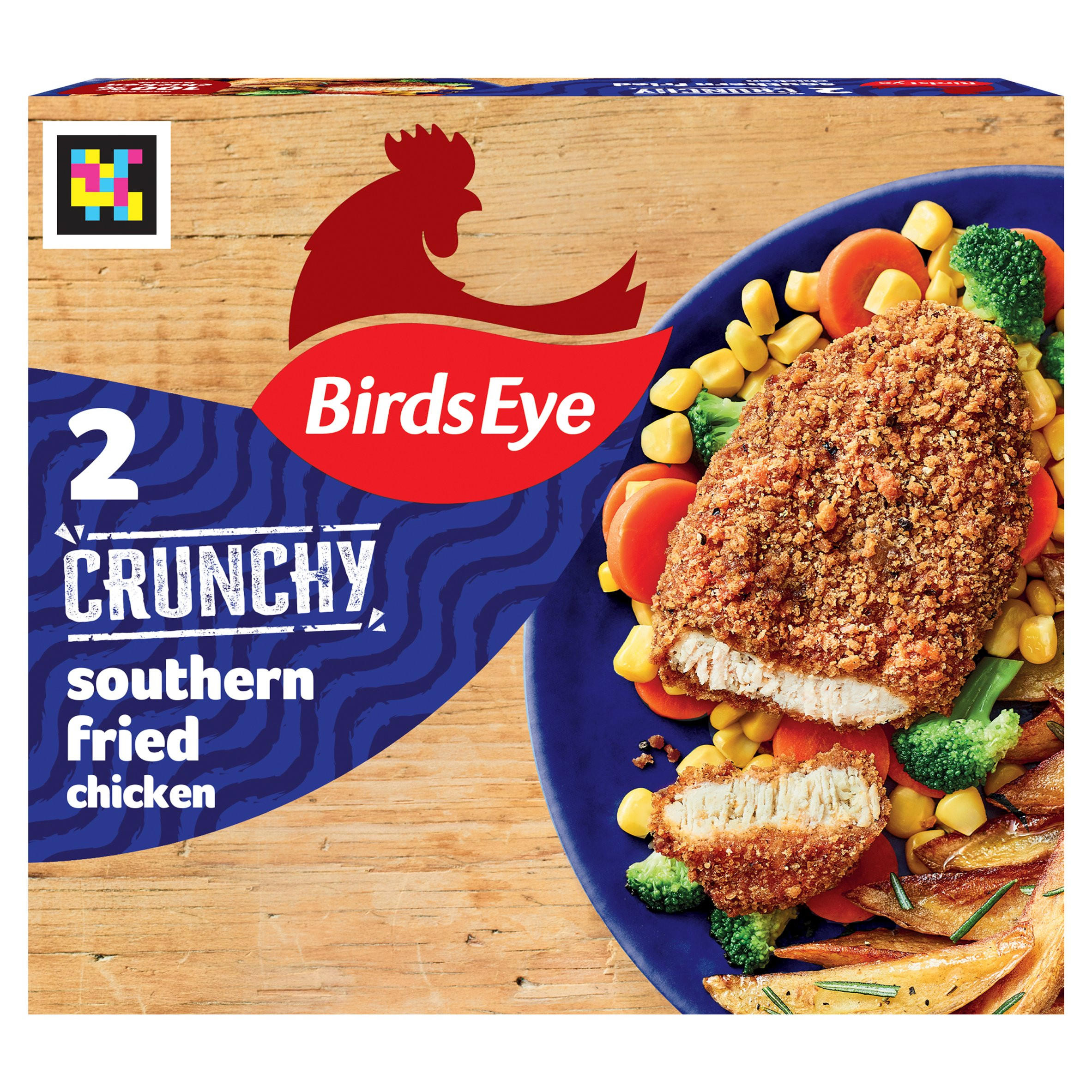 Birds Eye 2 Southern Fried Breaded Chicken Breast Steaks 180g