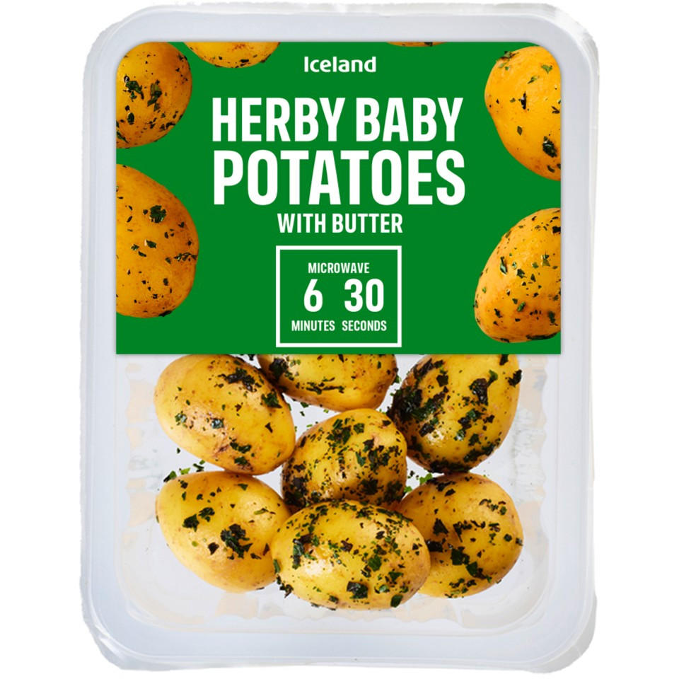 Iceland Herby Baby Potatoes 340g