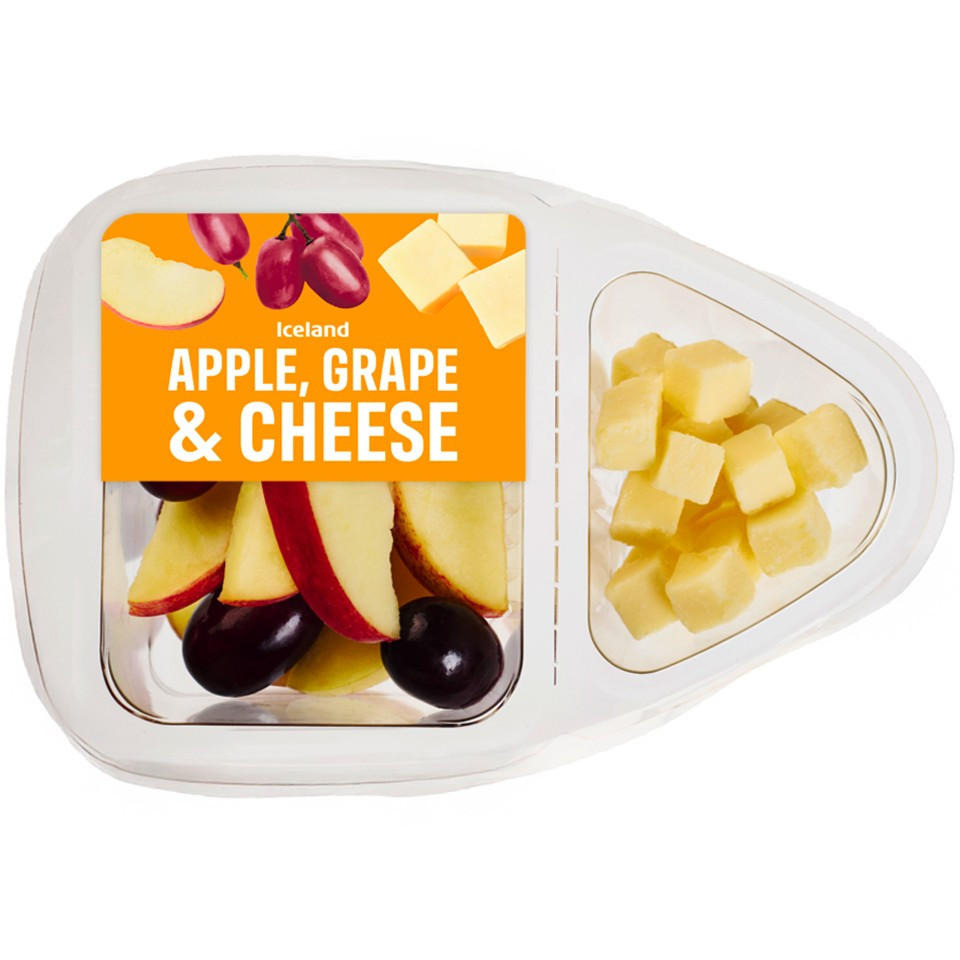 Iceland Apple, Grape & Cheese 110g