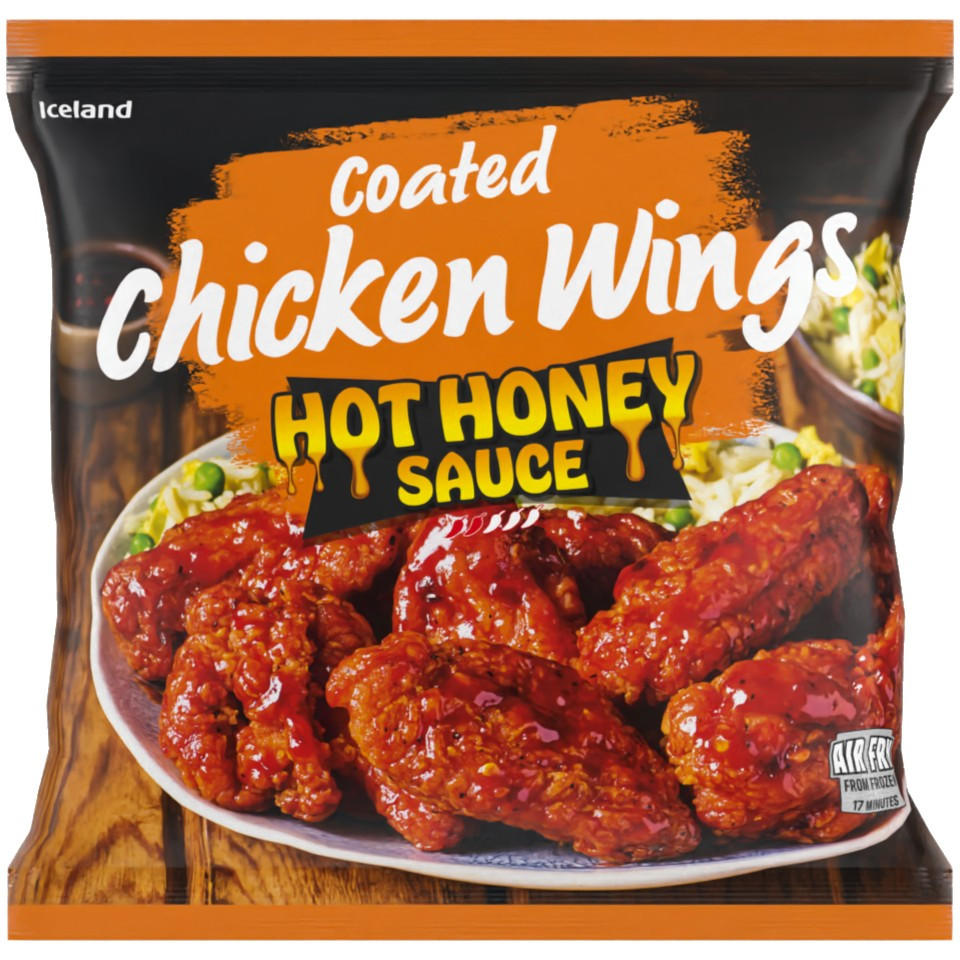Iceland Coated Chicken Wings with Hot Honey Sauce 600g