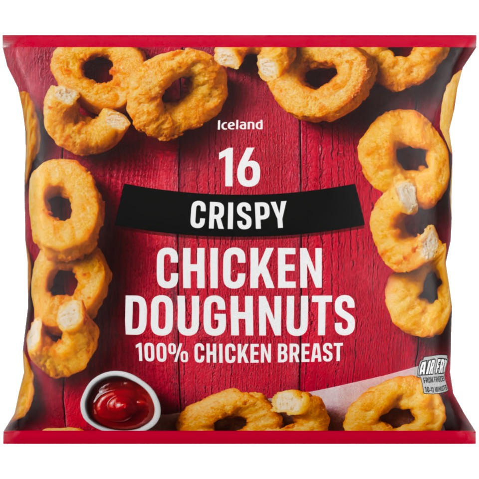 Iceland 16 (Approx.) Crispy Chicken Doughnuts 640g