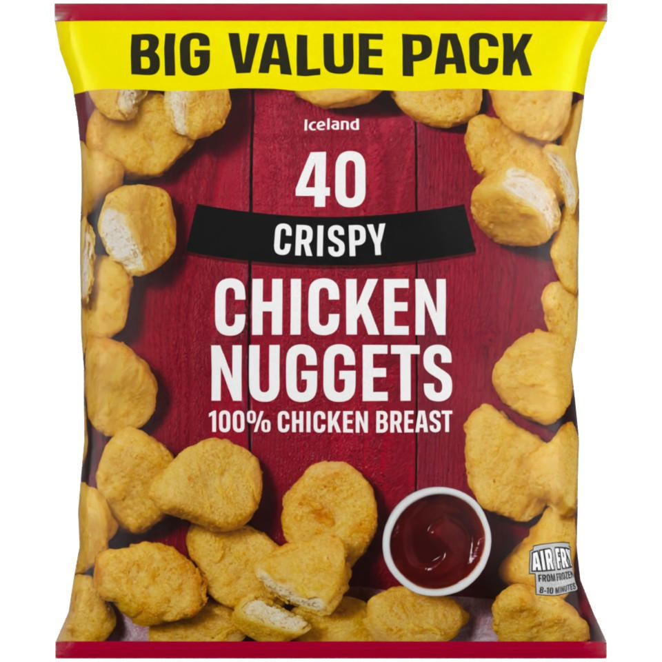 Iceland 40 (approx.) Crispy Chicken Nuggets 840g