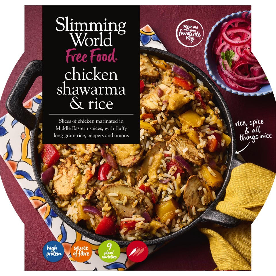 Slimming World Chicken Shawarma & Rice 550g