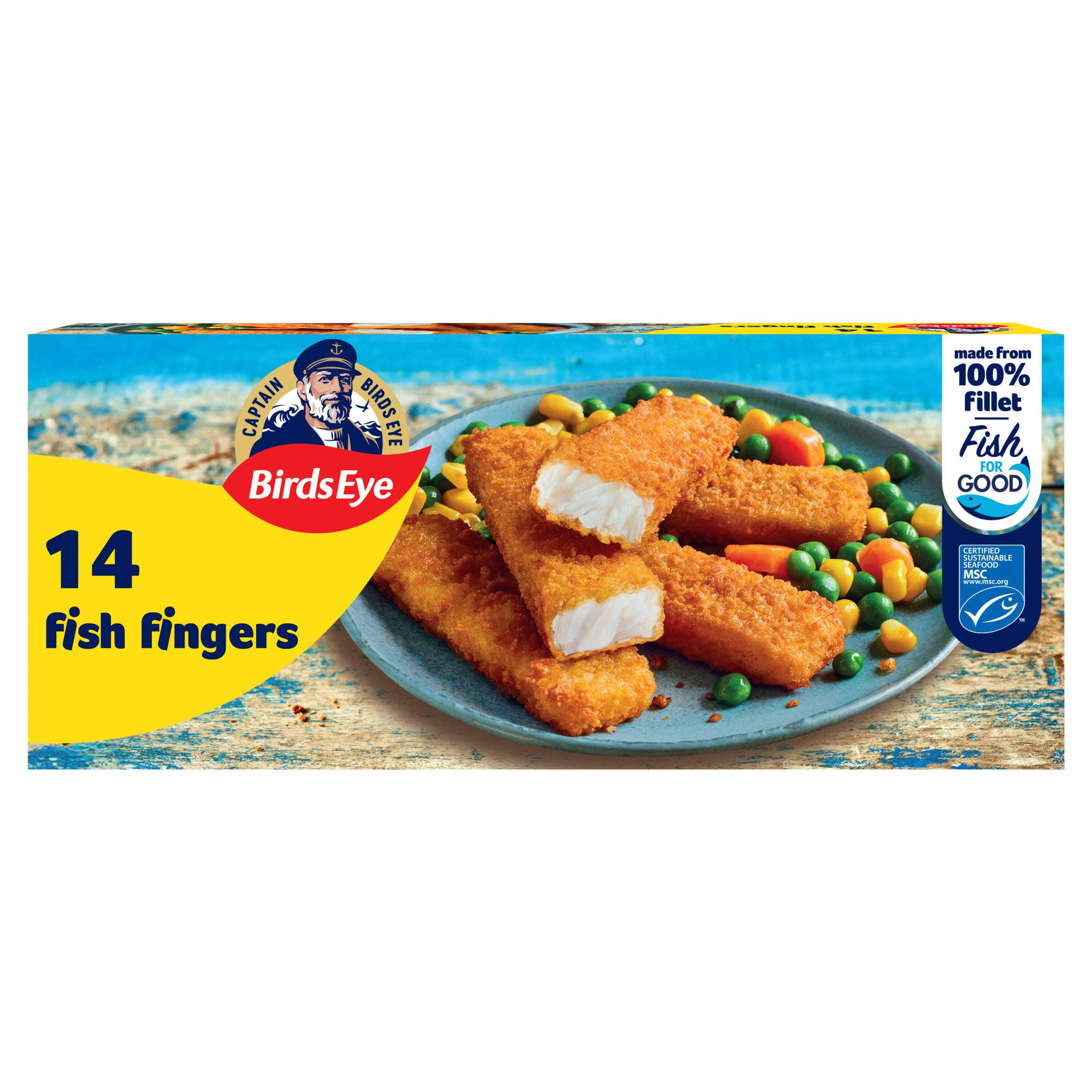 Birds Eye 14 Breaded Fish Fingers 350g