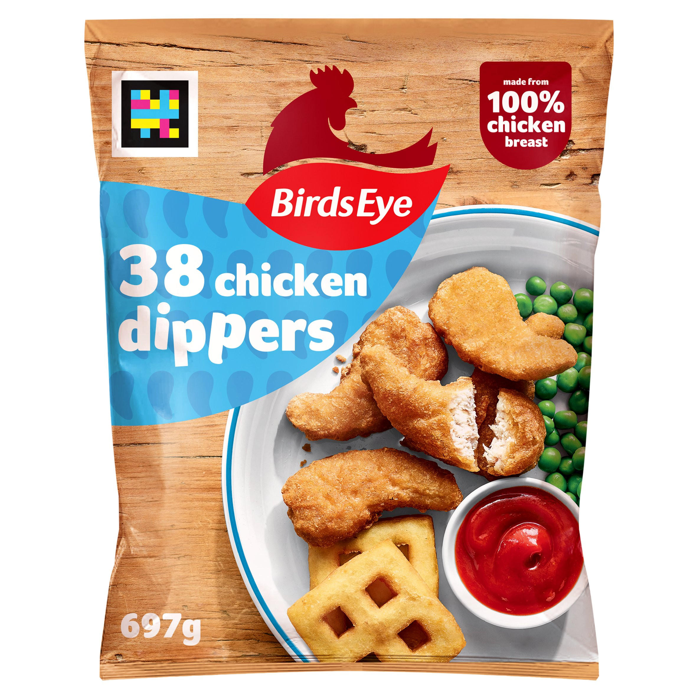 Birds Eye 38 Crispy Chicken Dippers 697g