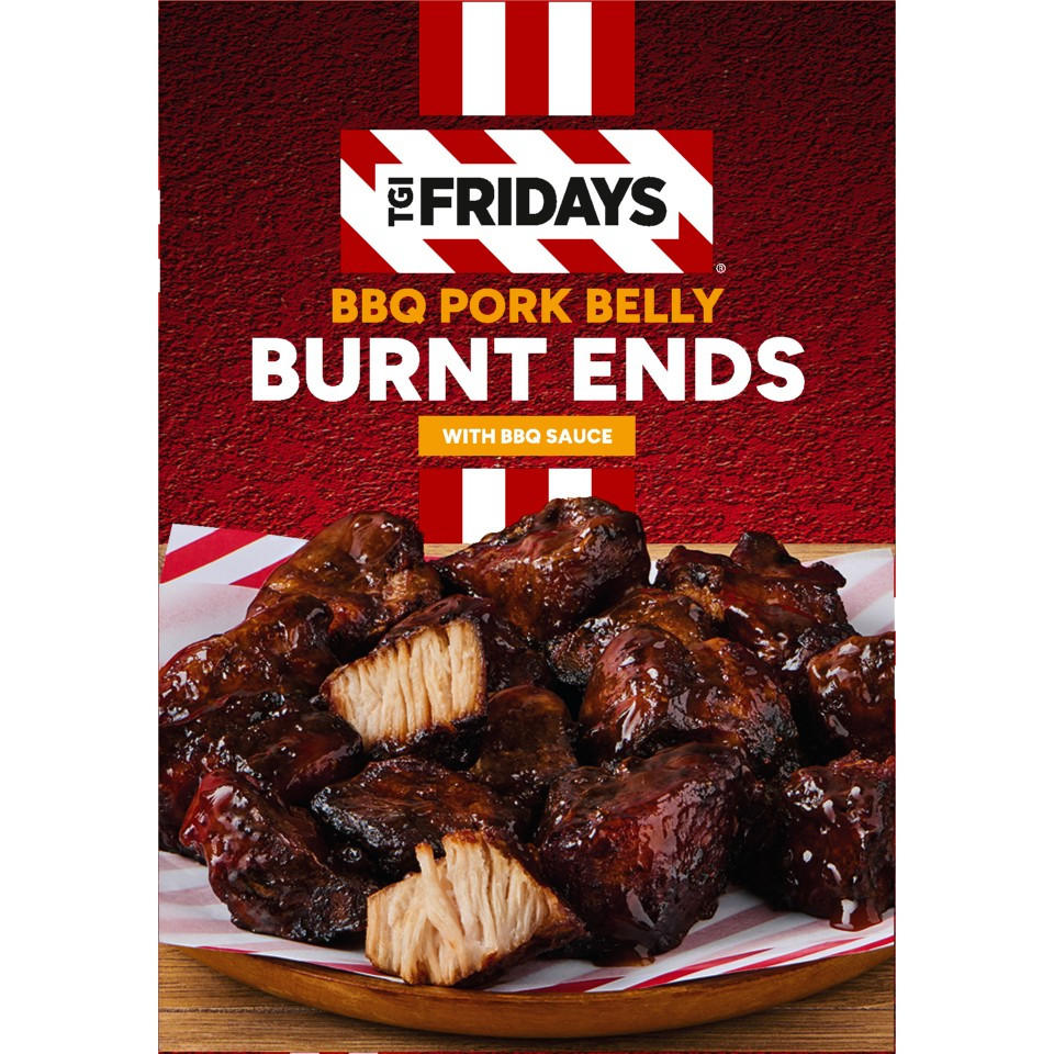 TGI Fridays BBQ Pork Belly Burnt Ends 470g