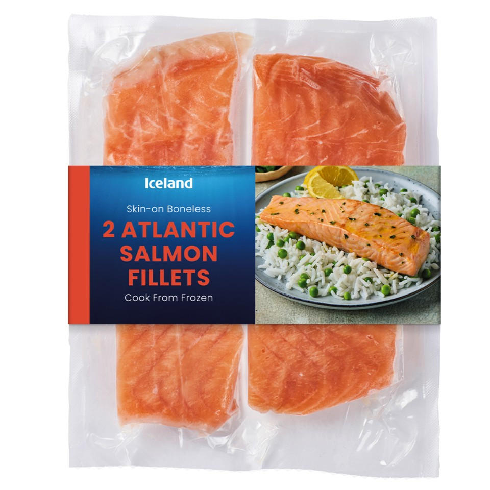 Iceland Boneless 2 Atlantic Salmon Fillets 260g