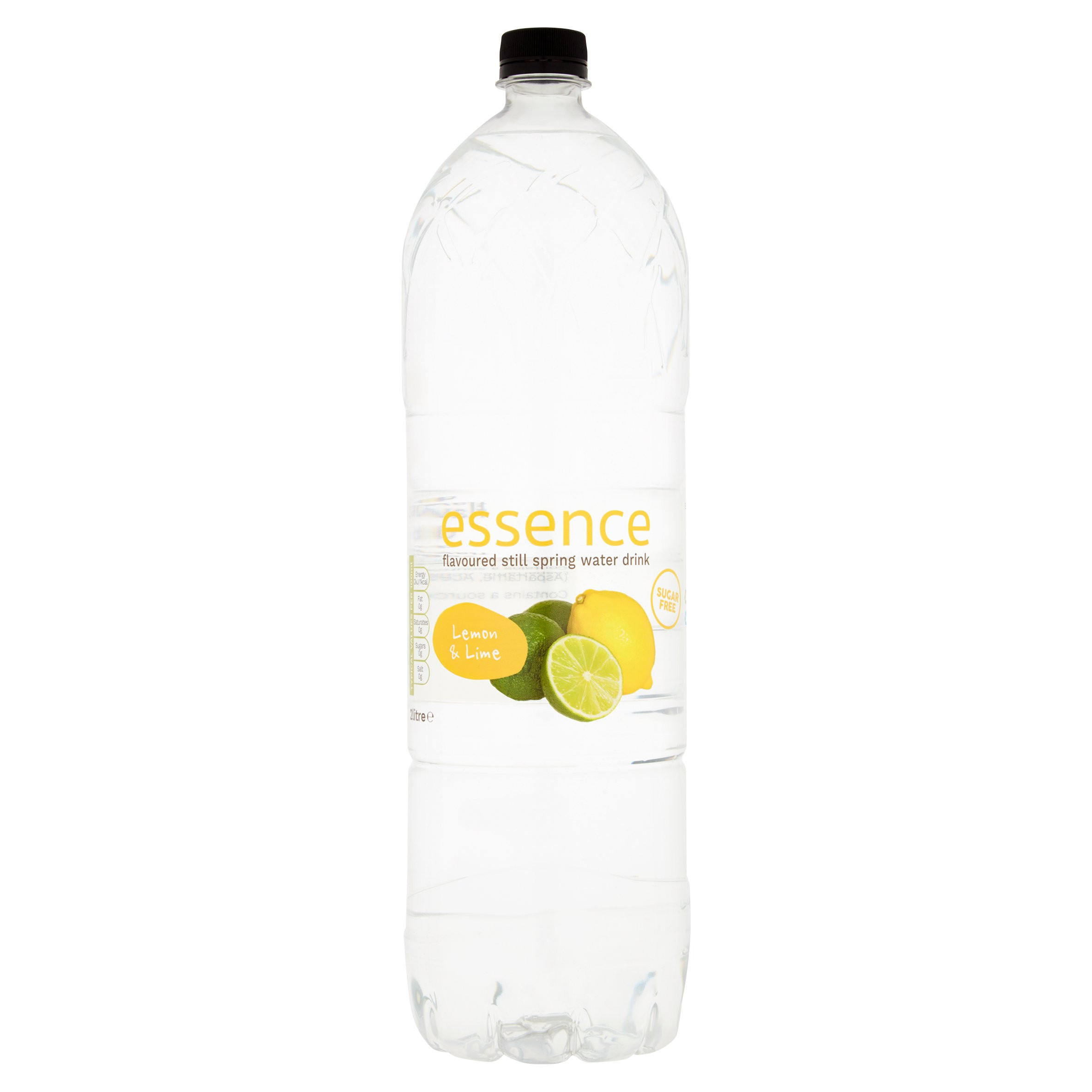 Essence Lemon & Lime Flavoured Still Spring Water 2 Litre