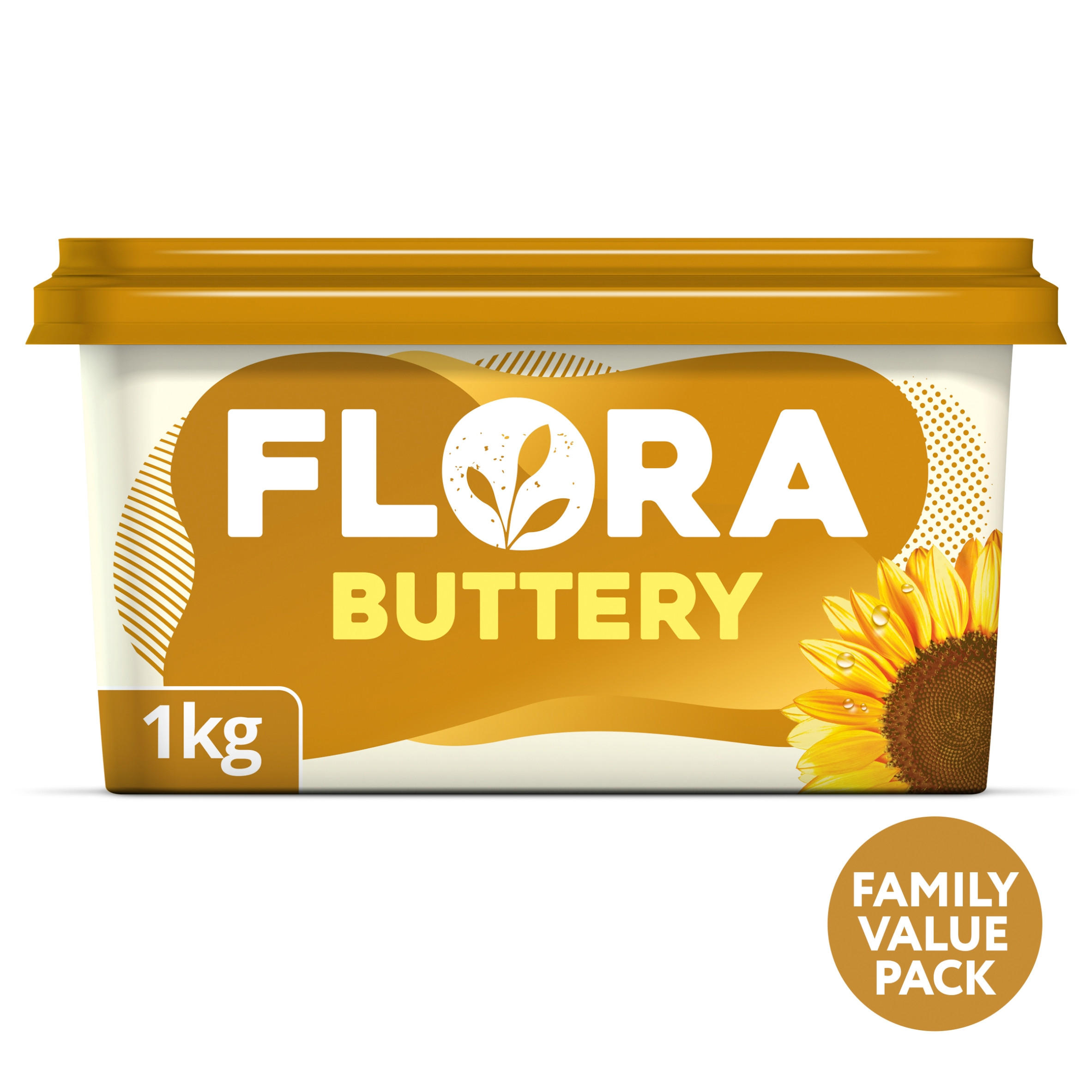 Flora Buttery Butter Alternative With Natural Ingredients 1kg