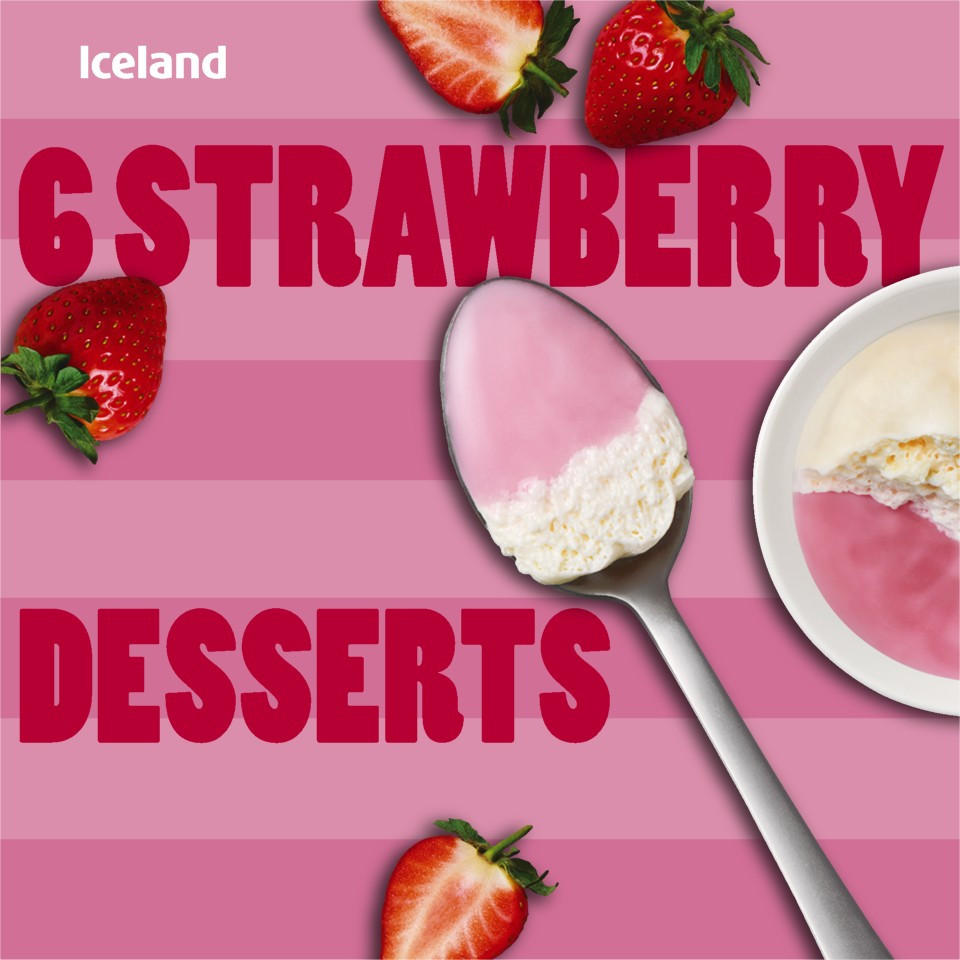 Iceland 6 Strawberry Desserts 510g