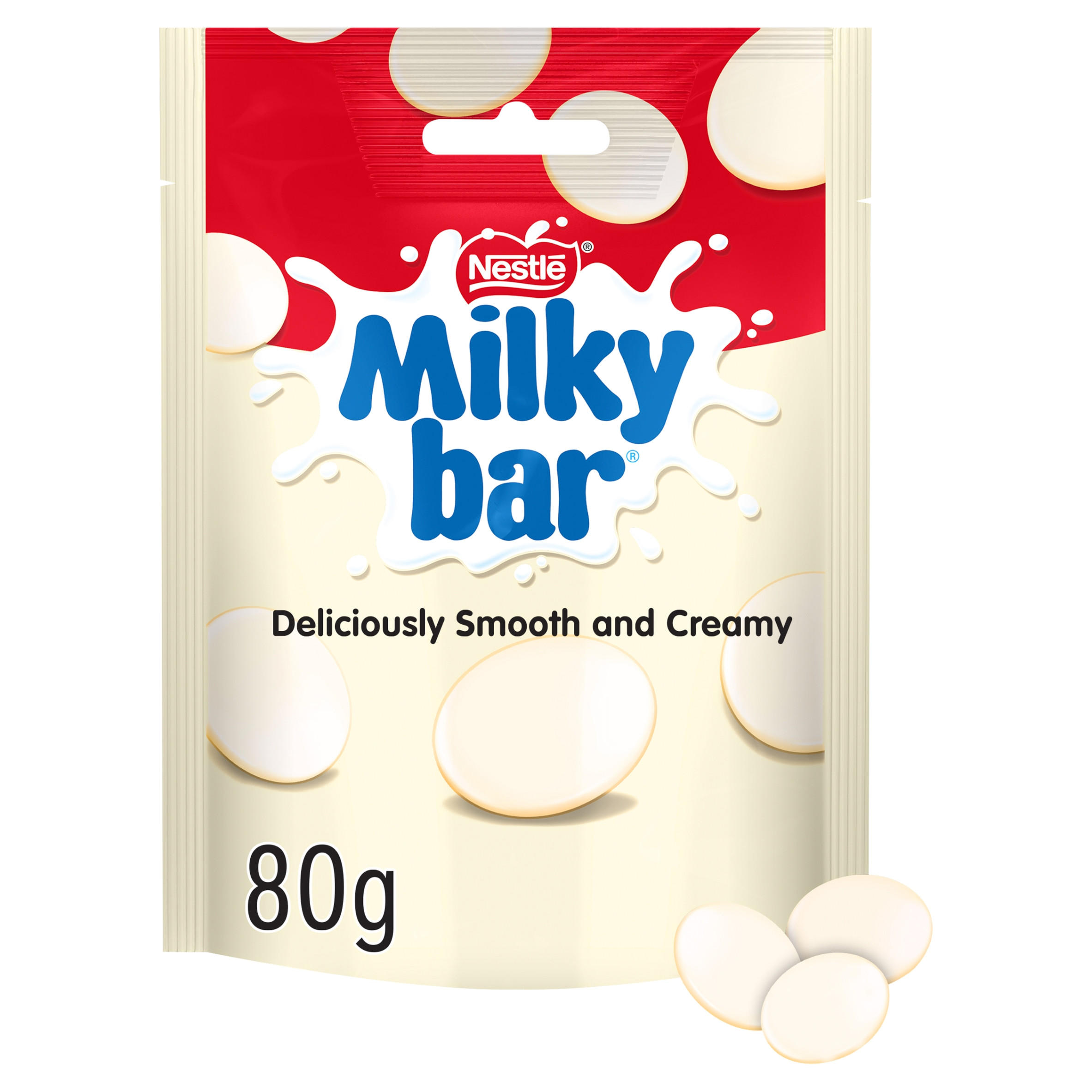 Milkybar White Chocolate Pieces 80g