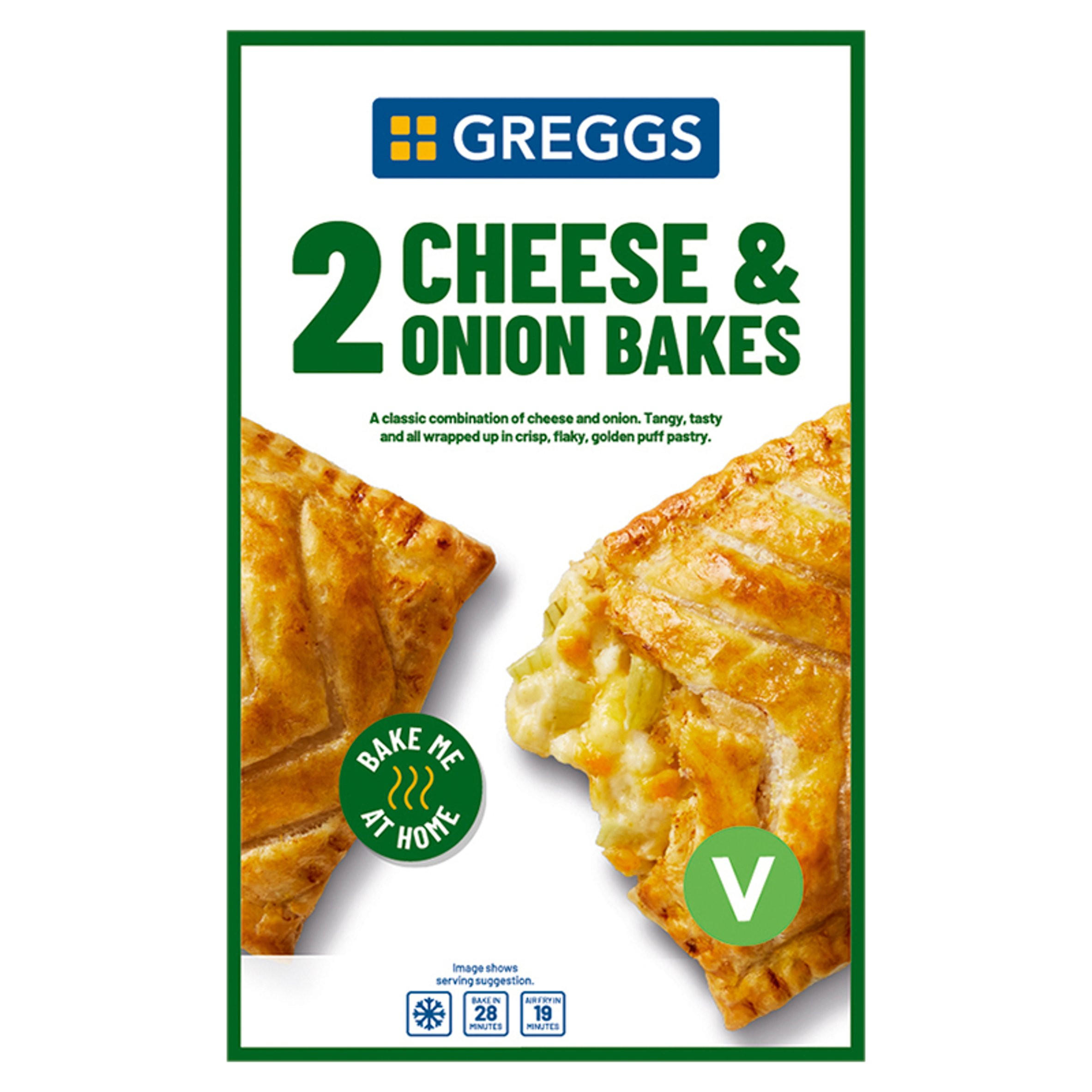 Greggs 2 Cheese & Onion Bakes 288g