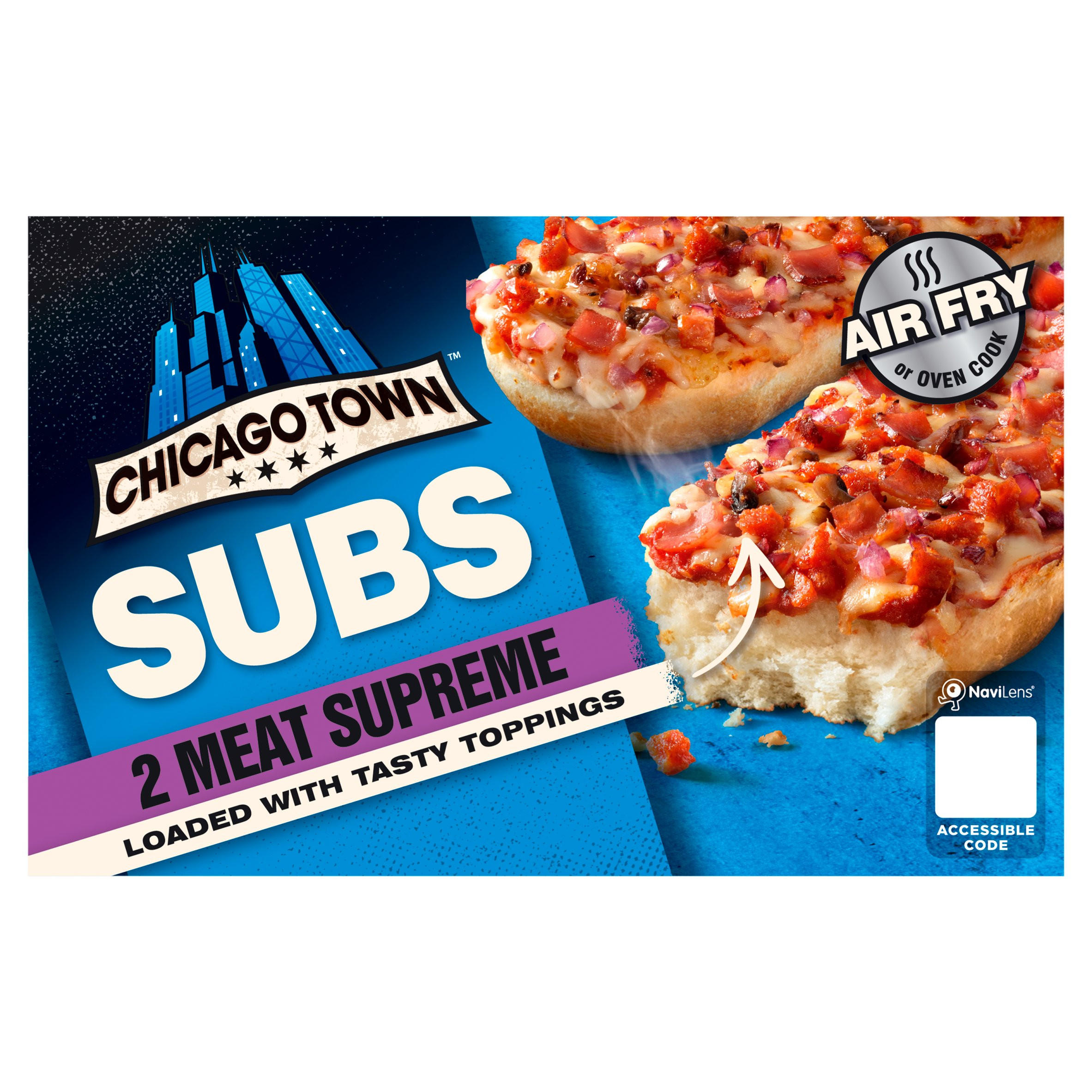 Chicago Town Meat Supreme Pizza Subs 2 x 125g (250g)