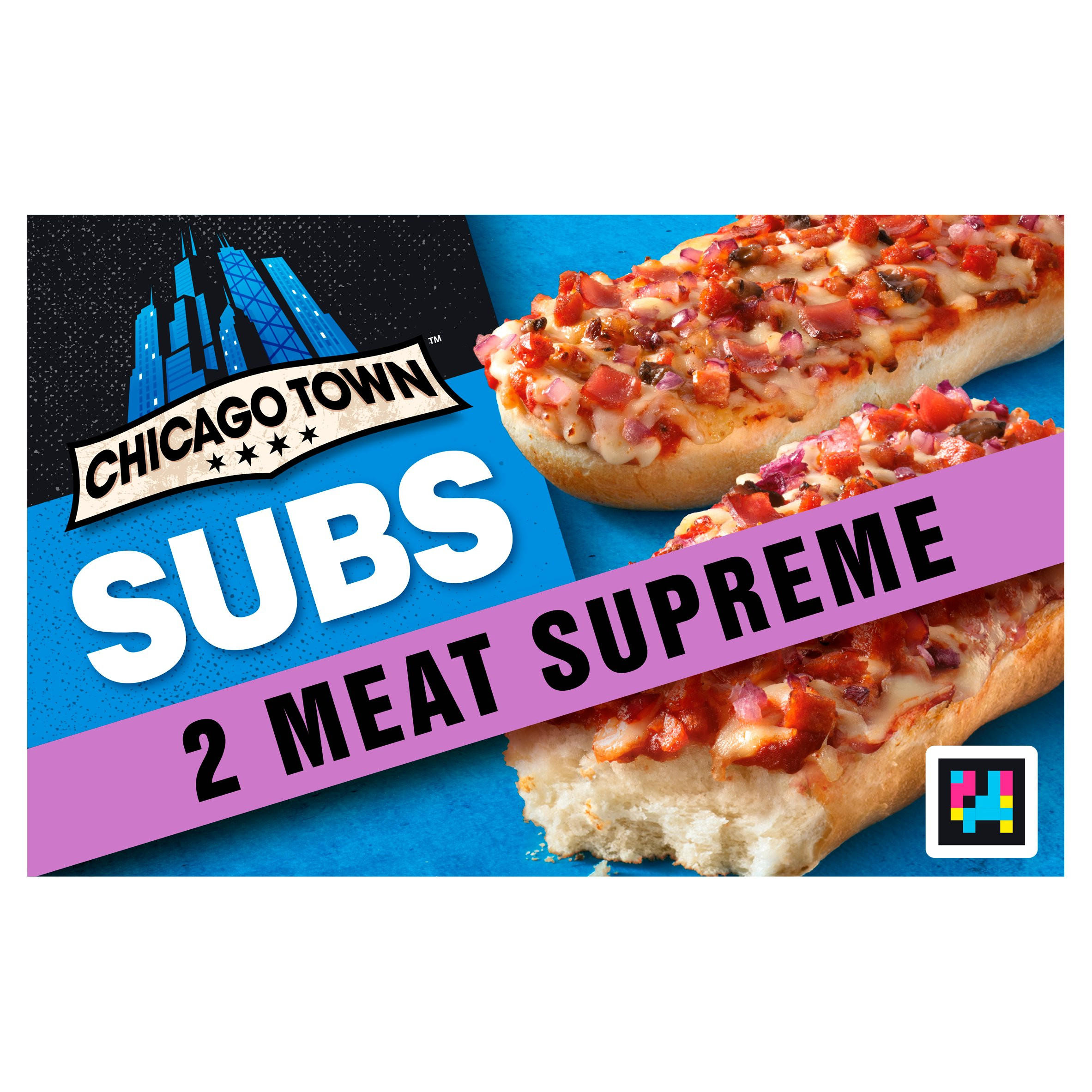 Chicago Town Meat Supreme Subs Pizza 2 x 125g (250g)
