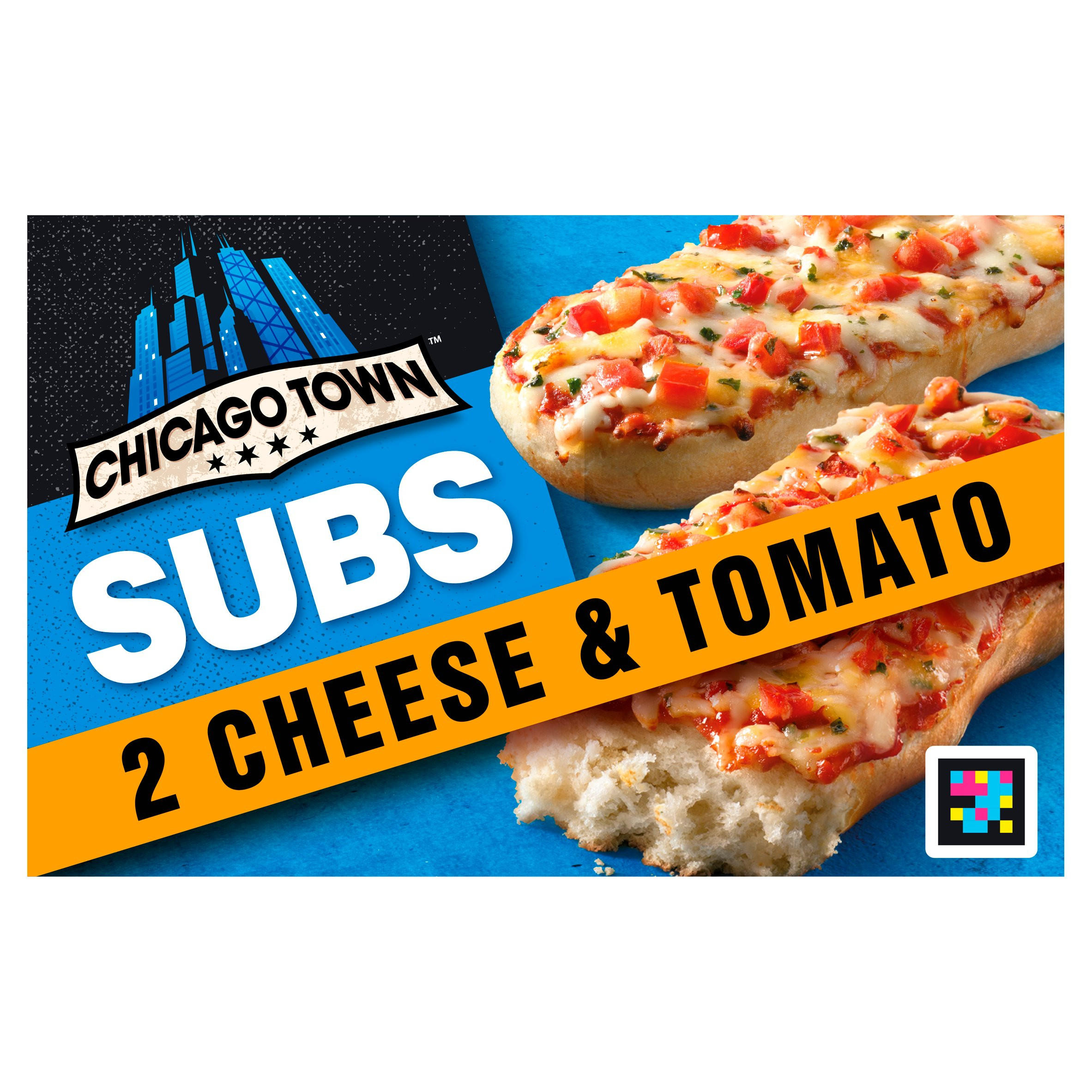 Chicago Town Cheese & Tomato Subs Pizza 2 x 125g (250g)