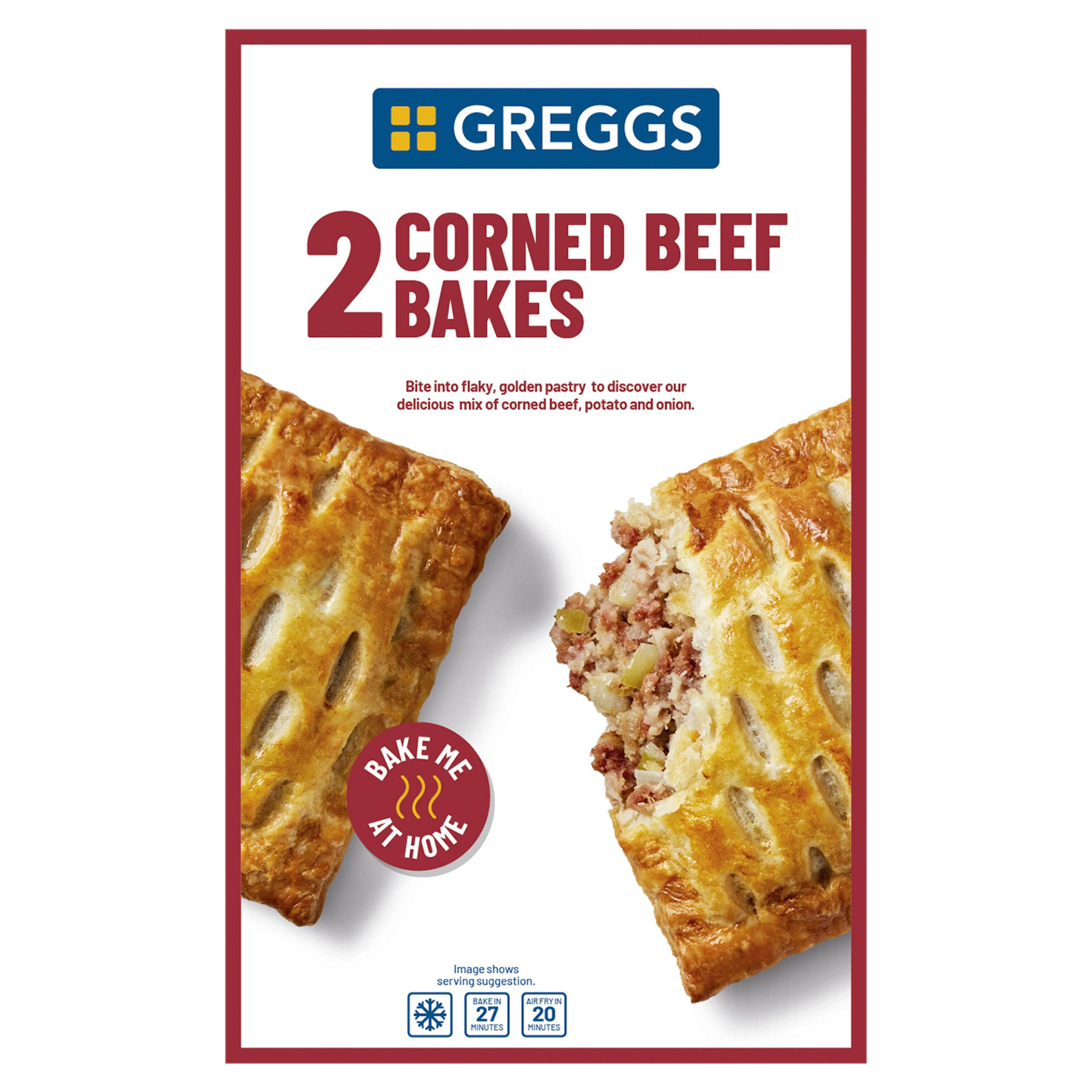 Greggs 2 Corned Beef Bakes 290g