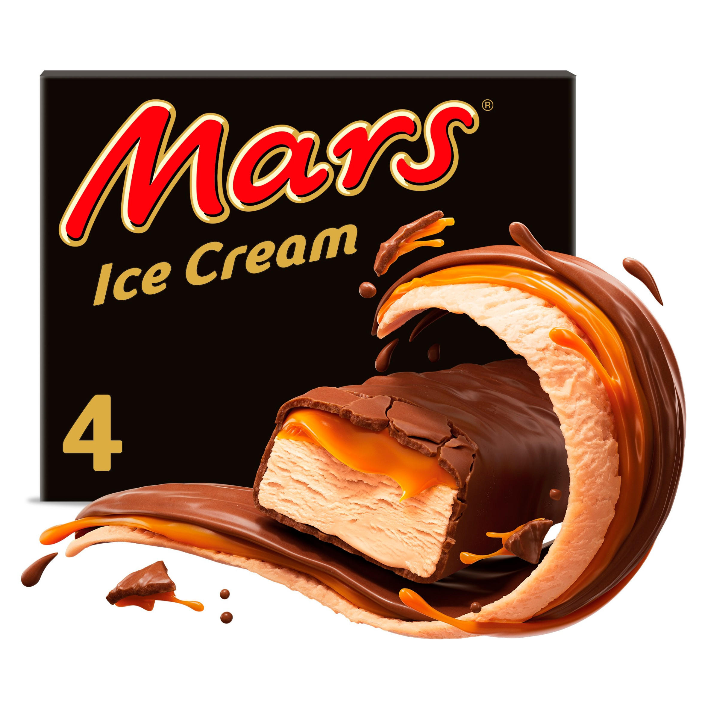 Mars Chocolate Caramel Ice Cream Bars 4x40g