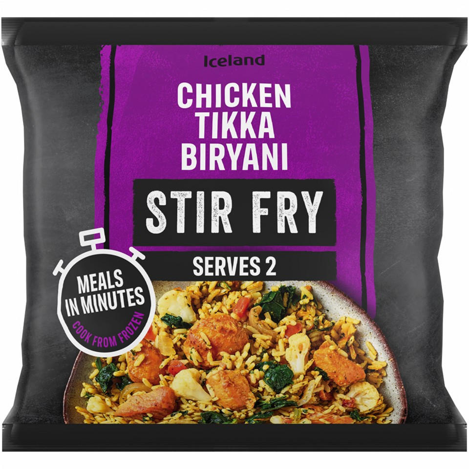 Iceland Chicken Tikka Biryani Stir Fry 750g