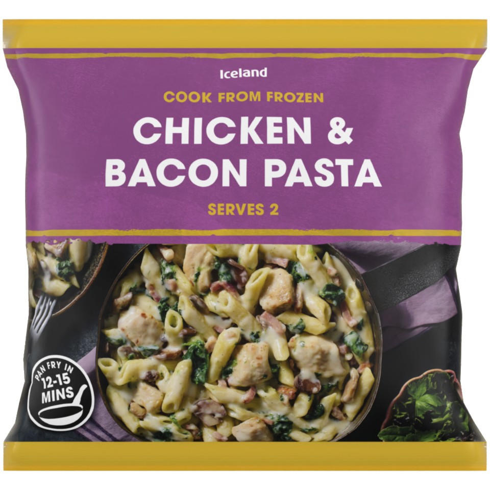 Iceland Chicken & Bacon Pasta 750g