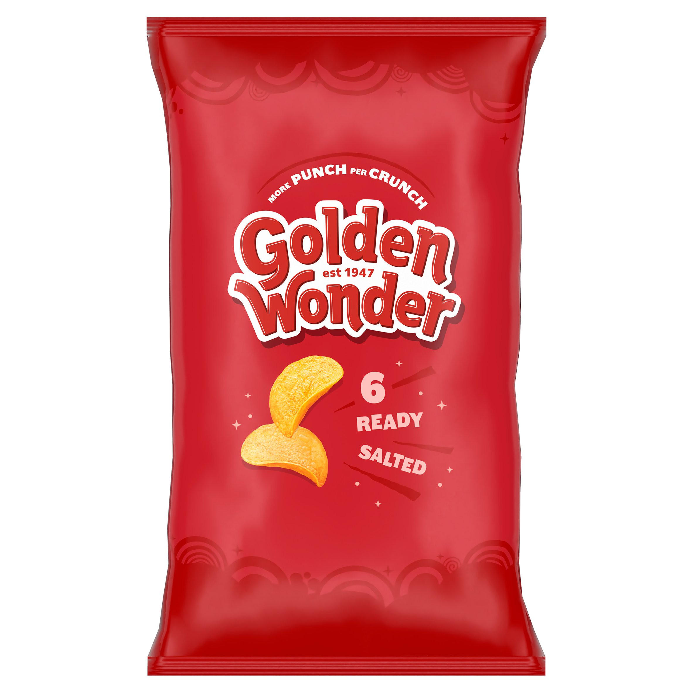 Golden Wonder Ready Salted 6 x 25g