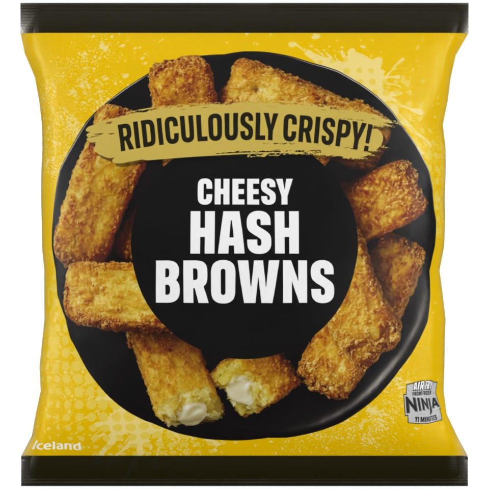 Iceland Cheesy Hash Browns 600g