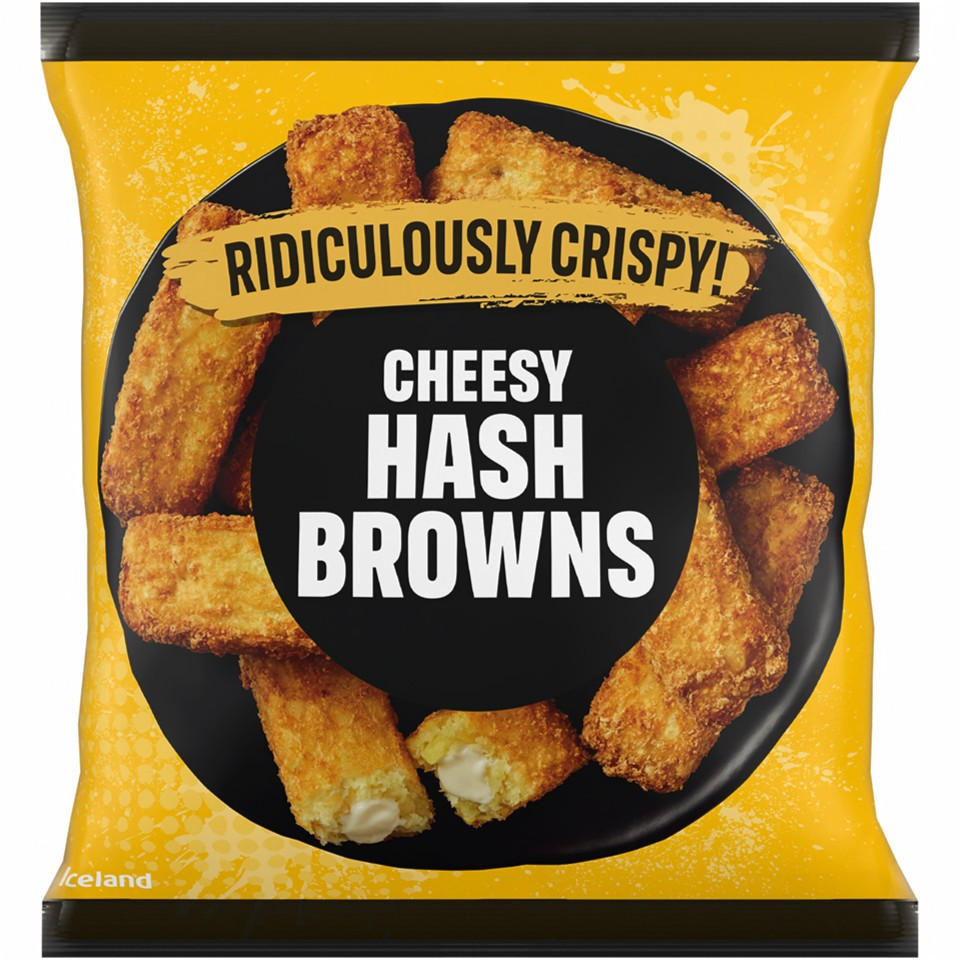 Iceland Cheesy Hash Browns 600g