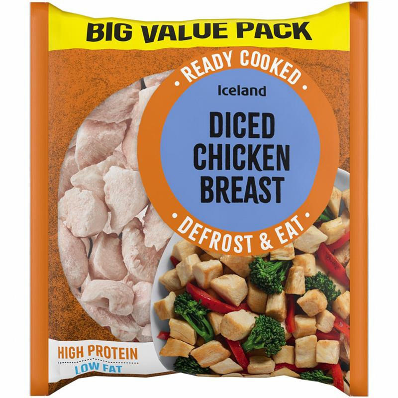 Iceland Diced Chicken Breast 1kg