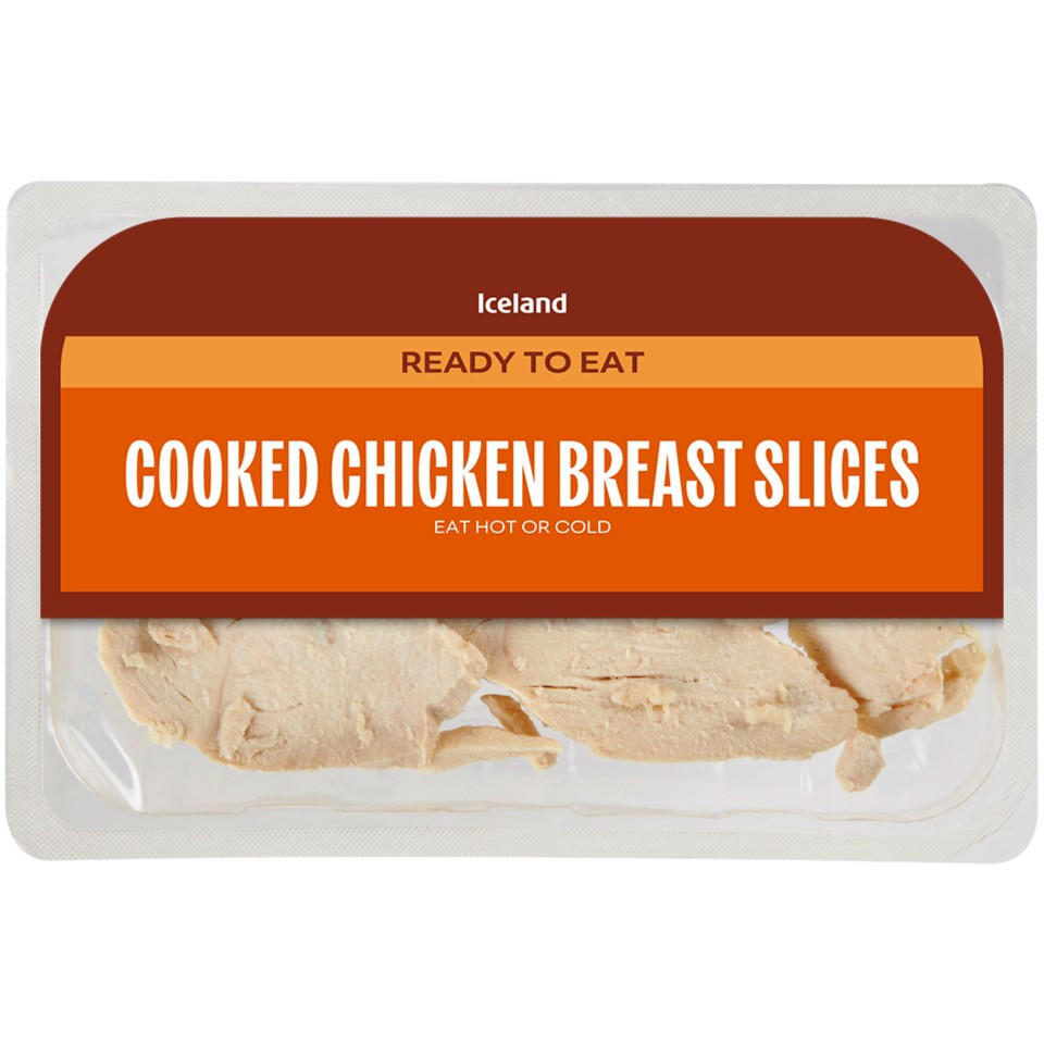 Iceland Cooked Chicken Breast Slices 150g
